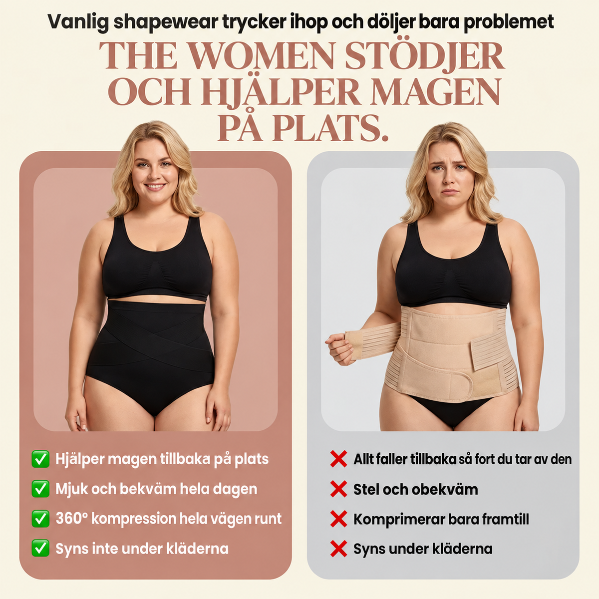 The Women™ Förlossningstrosor – 360° Formande Stöd